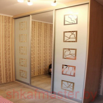 Шкаф-купе с песксотруйным рисунком шк-пр-31